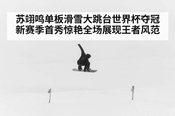 苏翊鸣单板滑雪大跳台世界杯夺冠 新赛季首秀惊艳全场展现王者风范
